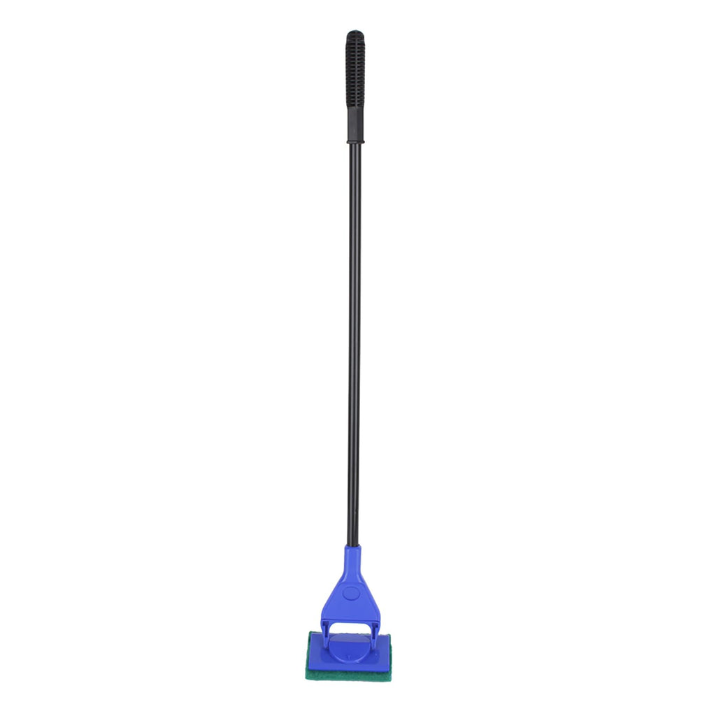 5 in 1 Aquarium Cleaning Tool Set with Fish Net Scraper and Sponge Brush Black and Blue Y51574