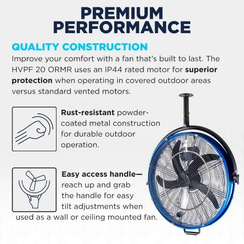 20 Inch 3-Speed Metal Misting Fan G304887