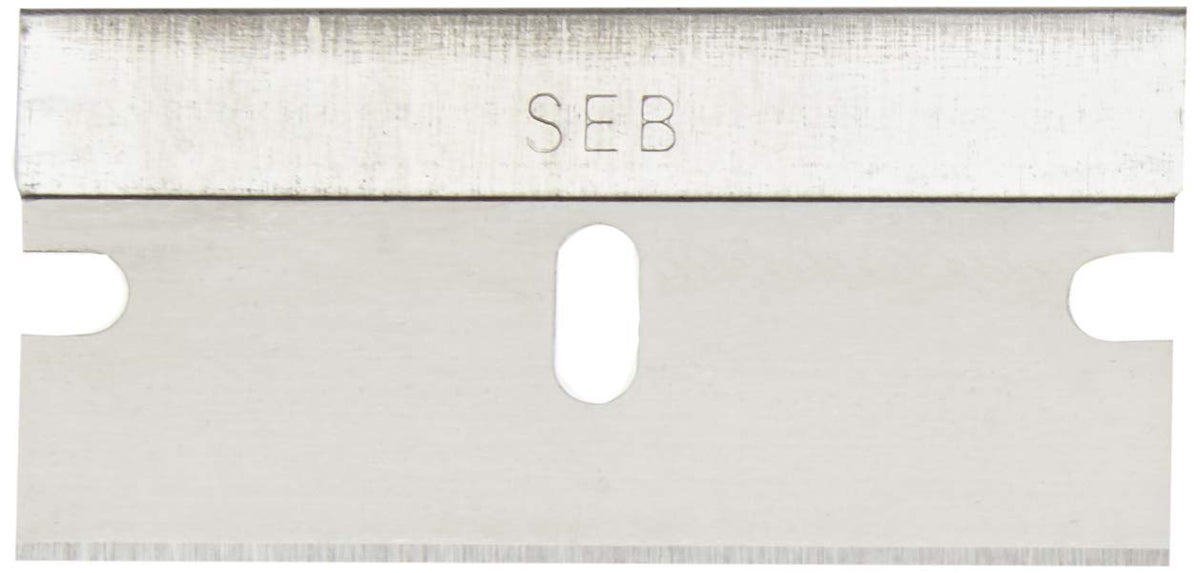 Single Edge Razor Blades, High Carbon Steel, 100-Pack R193212