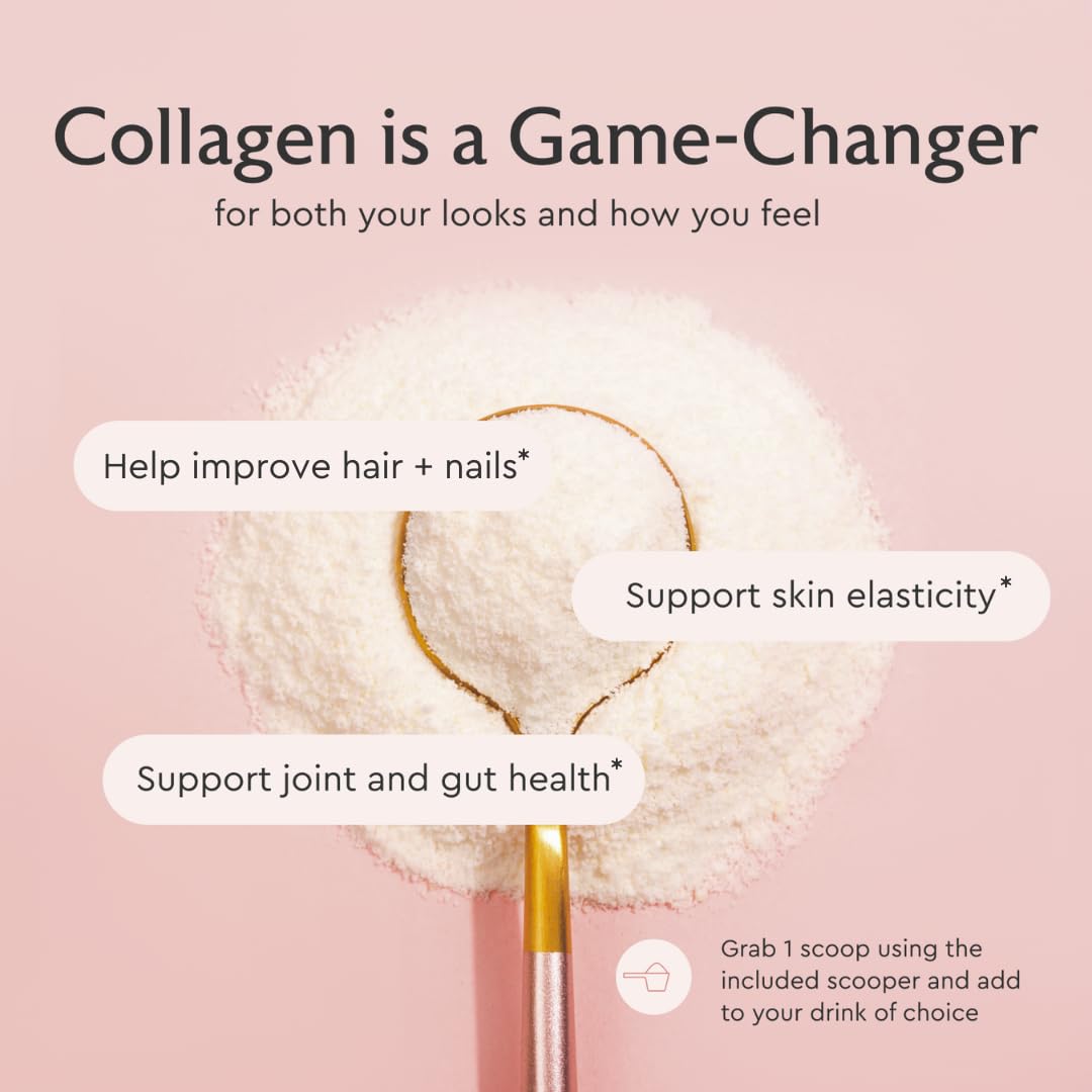 Multi Collagen Powder Type I II III V X Hydrolyzed Collagen Peptides MSM Unflavored 40 Servings V51719