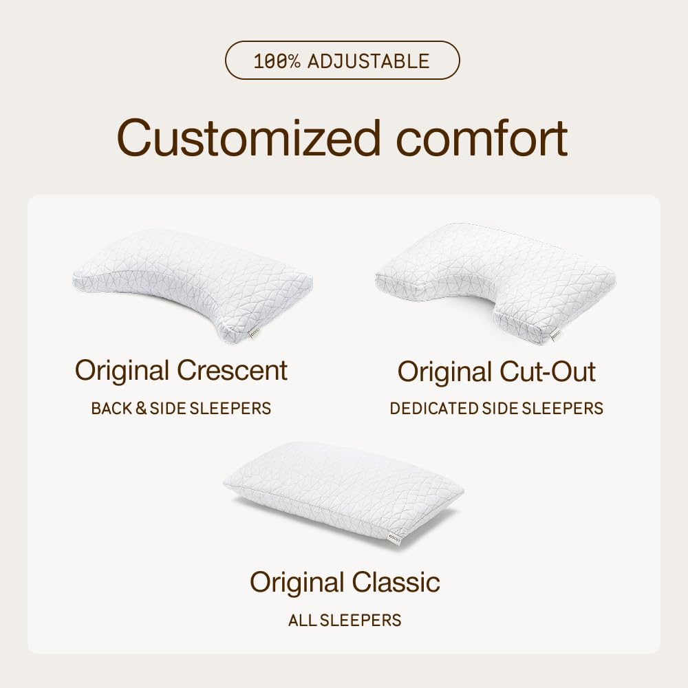 Queen Size Adjustable Memory Foam Pillow N453581