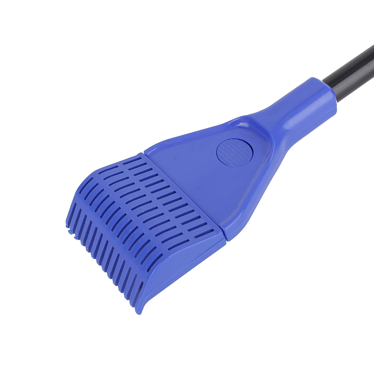 5 in 1 Aquarium Cleaning Tool Set with Fish Net Scraper and Sponge Brush Black and Blue Y51574