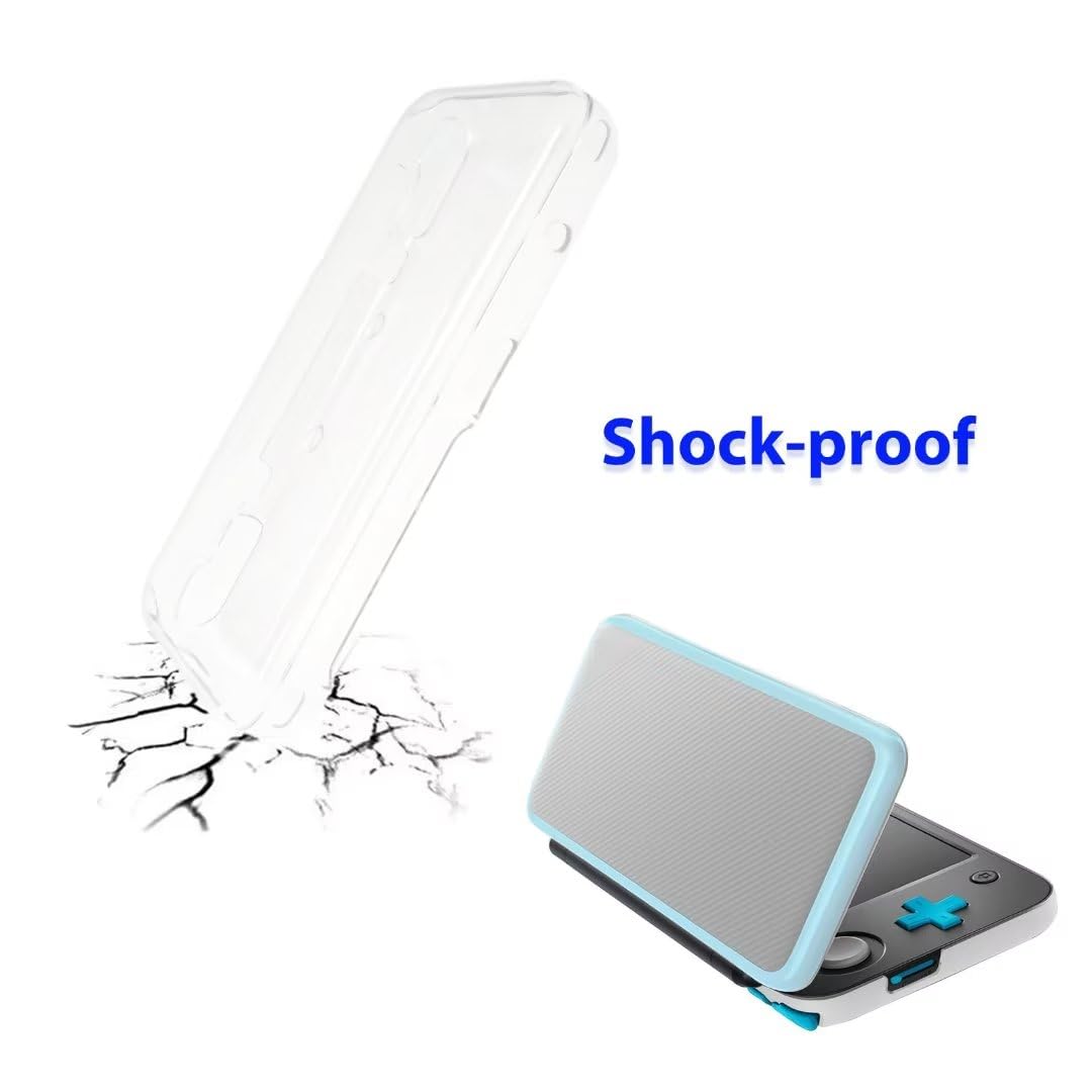 Clear Crystal Hard Shell Case for Nintendo 2DS XL E3026