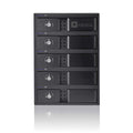 Black 5-Bay Raid Hard Drive Enclosure R9549