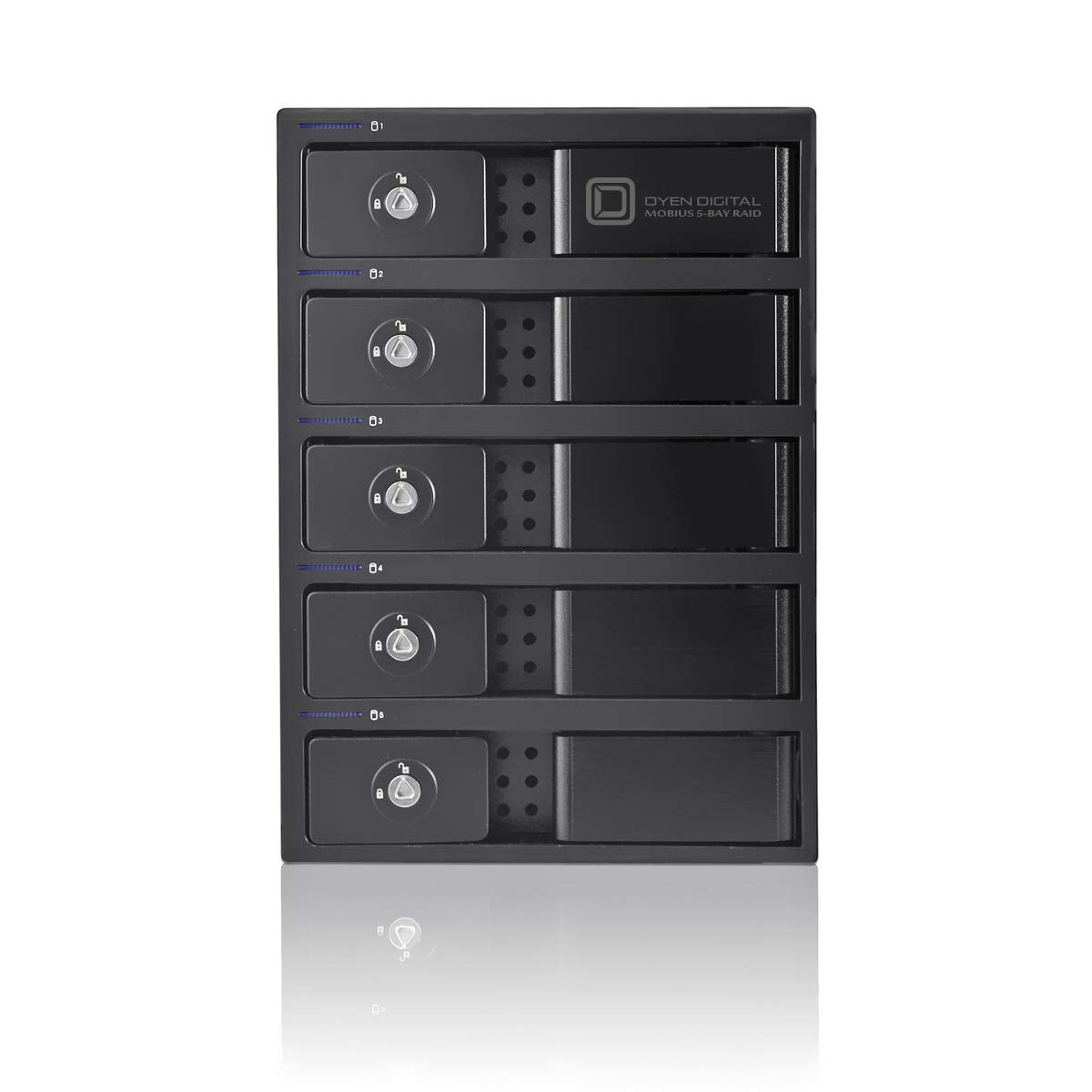 Black 5-Bay Raid Hard Drive Enclosure R9549