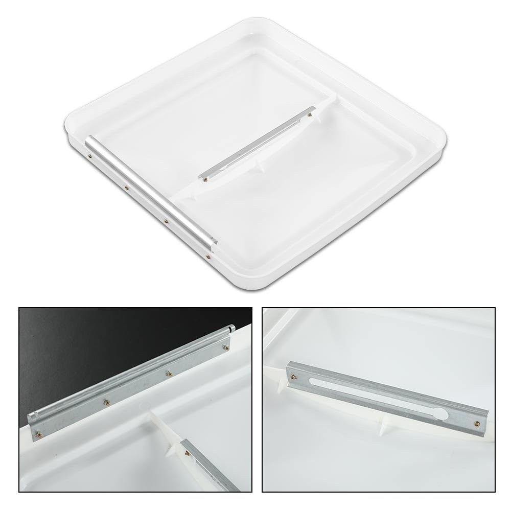 White 14" x 14" RV Roof Vent Cover 2 Pcs H9699