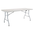 Resin 6 Feet Folding Table Y12722