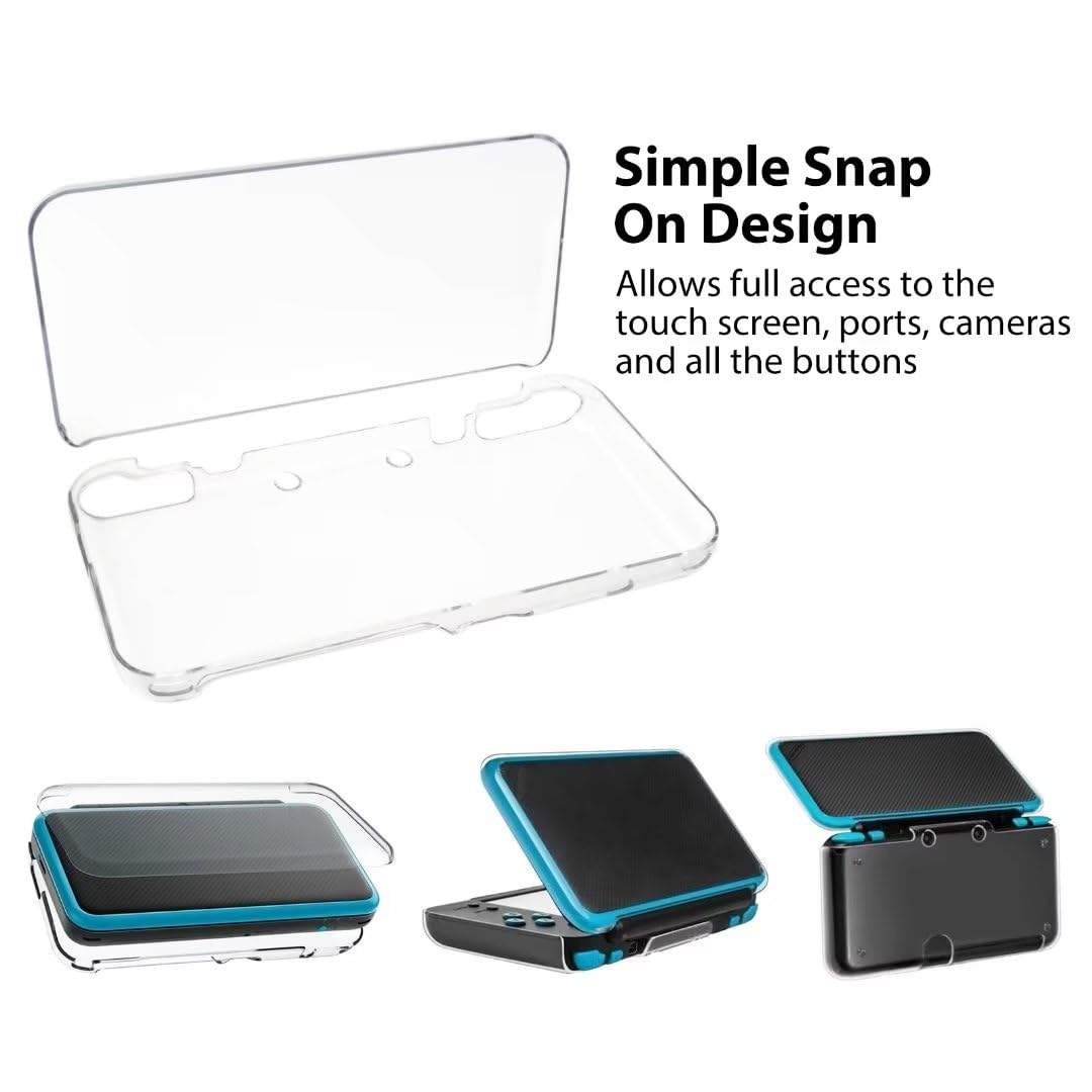 Clear Crystal Hard Shell Case for Nintendo 2DS XL E3026
