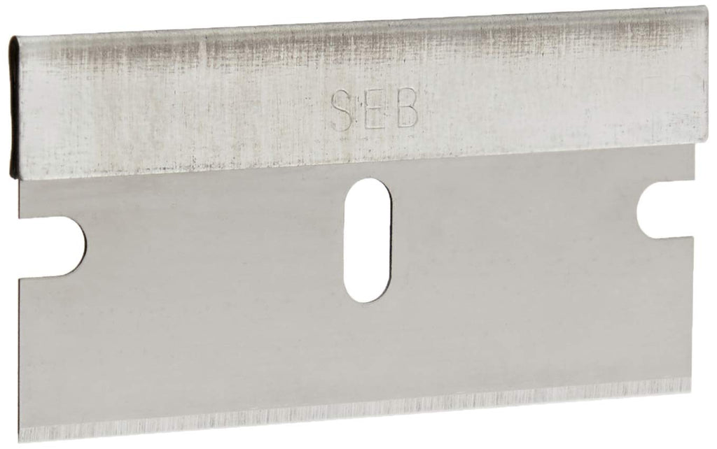 Single Edge Razor Blades, High Carbon Steel, 100-Pack R193212