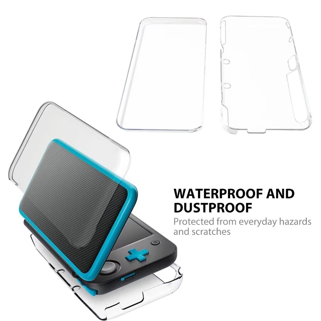 Clear Crystal Hard Shell Case for Nintendo 2DS XL E3026