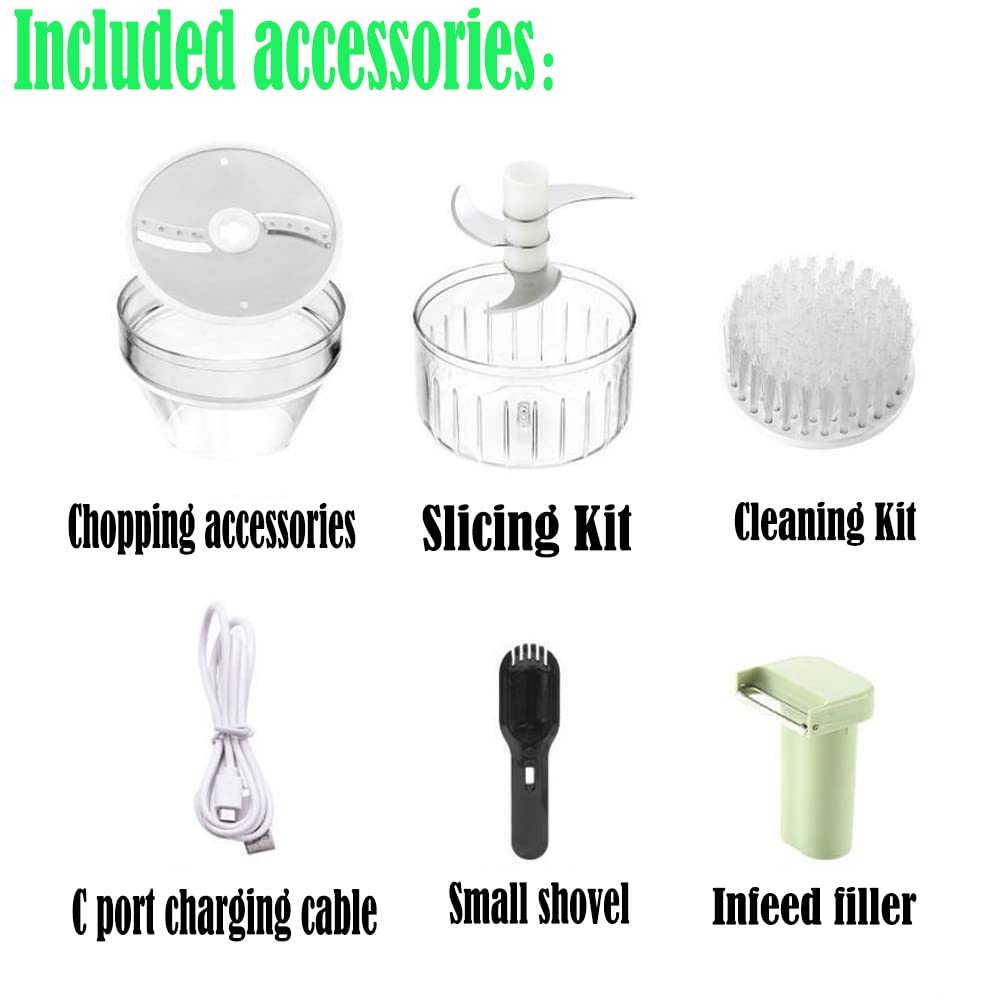 4 in 1 Electric Vegetable Slicer Set S9883