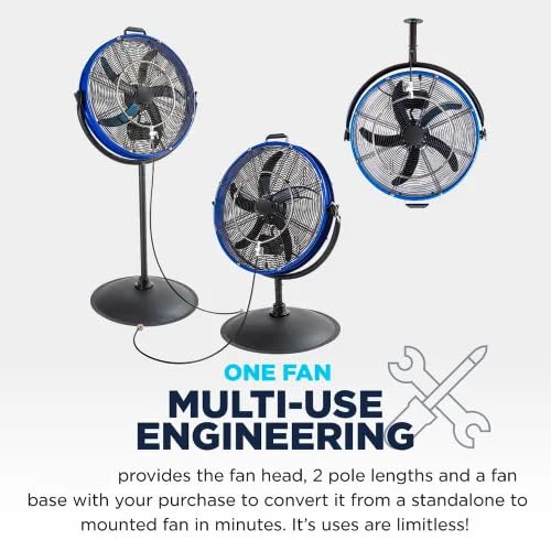 20 Inch 3-Speed Metal Misting Fan G304887