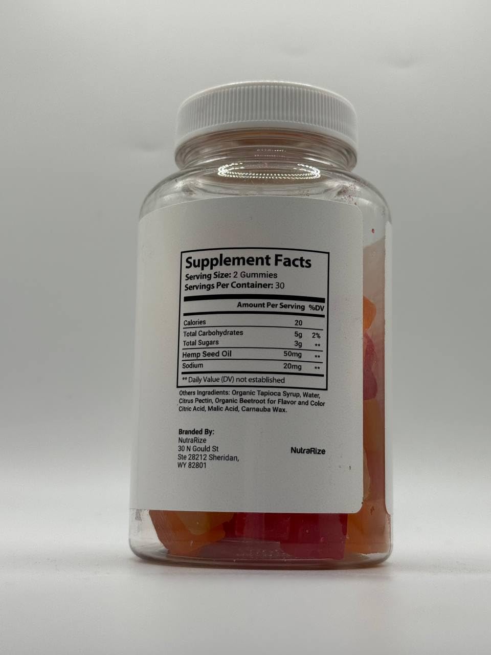 1500MG Natural Gummies 120 Count Z11423