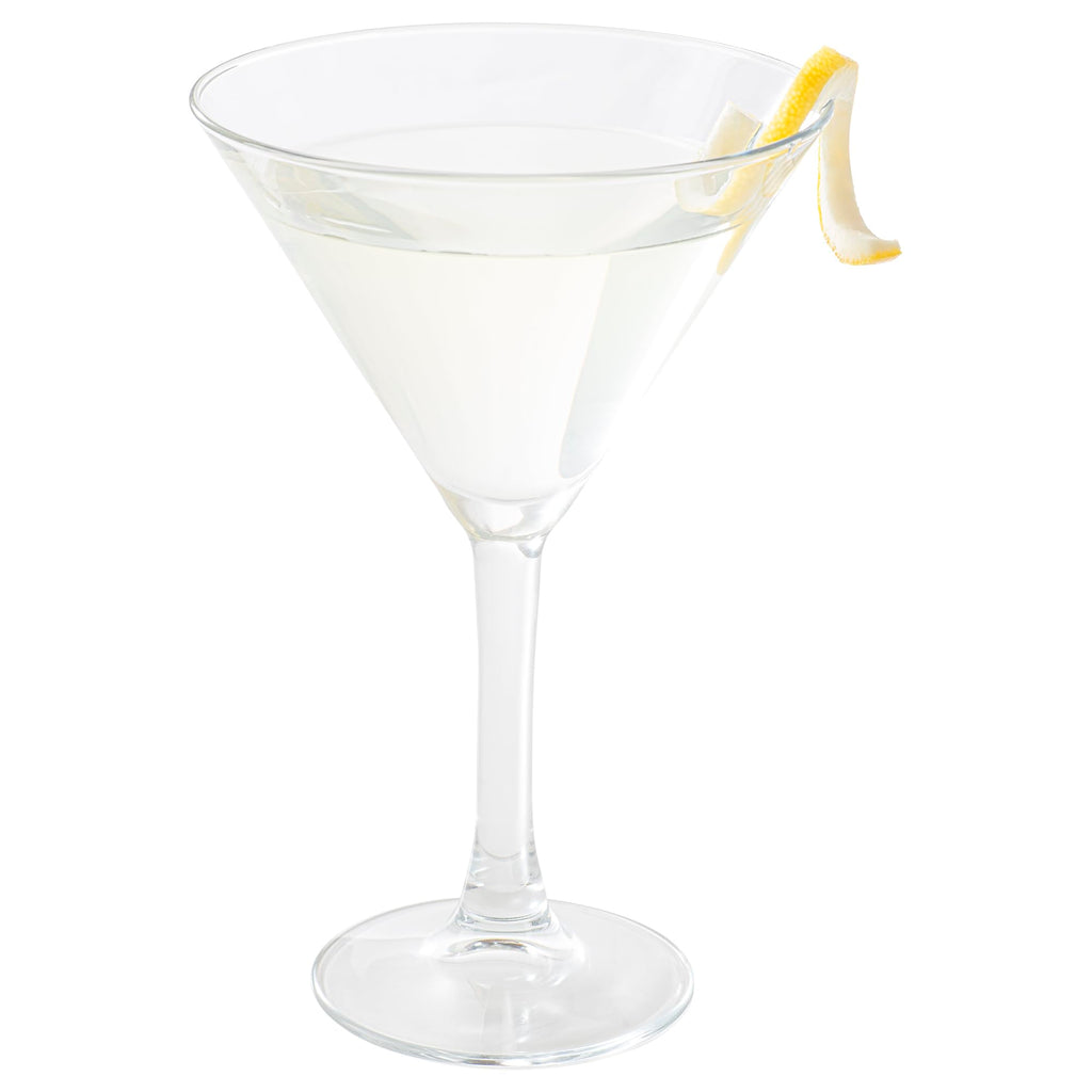9 Ounce Stemmed Tempered Martini Glasses, Set Of 6 S481