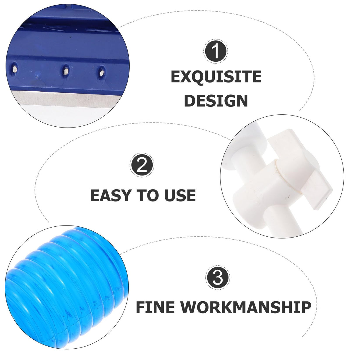 5 in 1 Fish Tank Siphon Cleaner Brush Set O9909