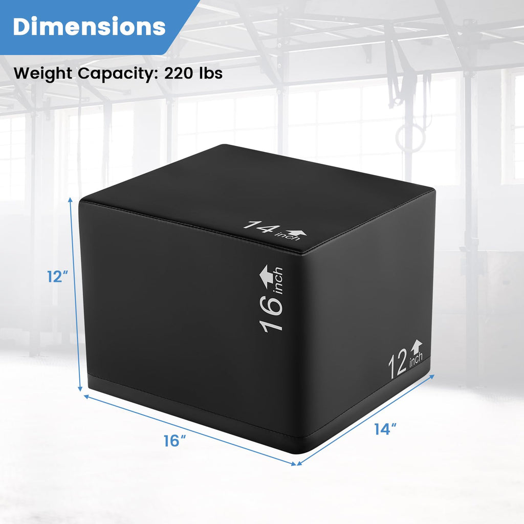3 in 1 Foam Plyometric Jump Box A356