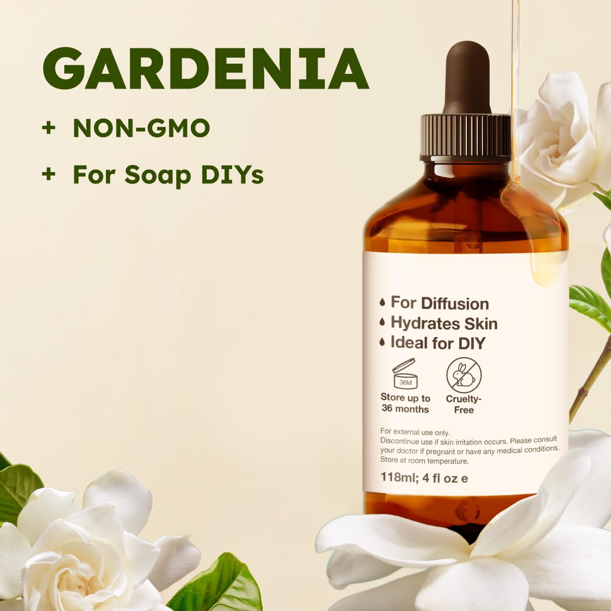 Gardenia & Lavender Essential Oil Set 2X 4 Fl Oz L7107