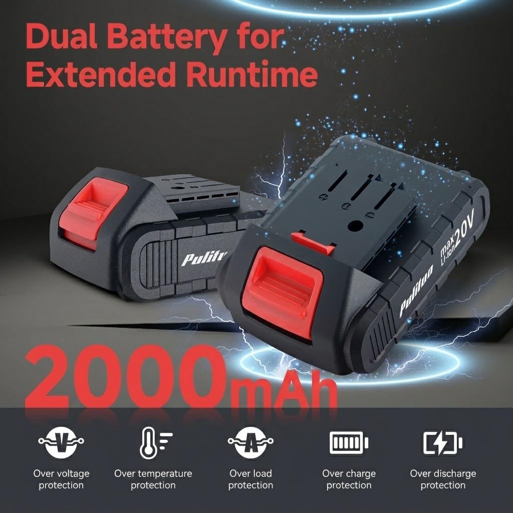 Cordless Drill Set 20V with Battery And Charger 59pcs Bits Kit Y208278