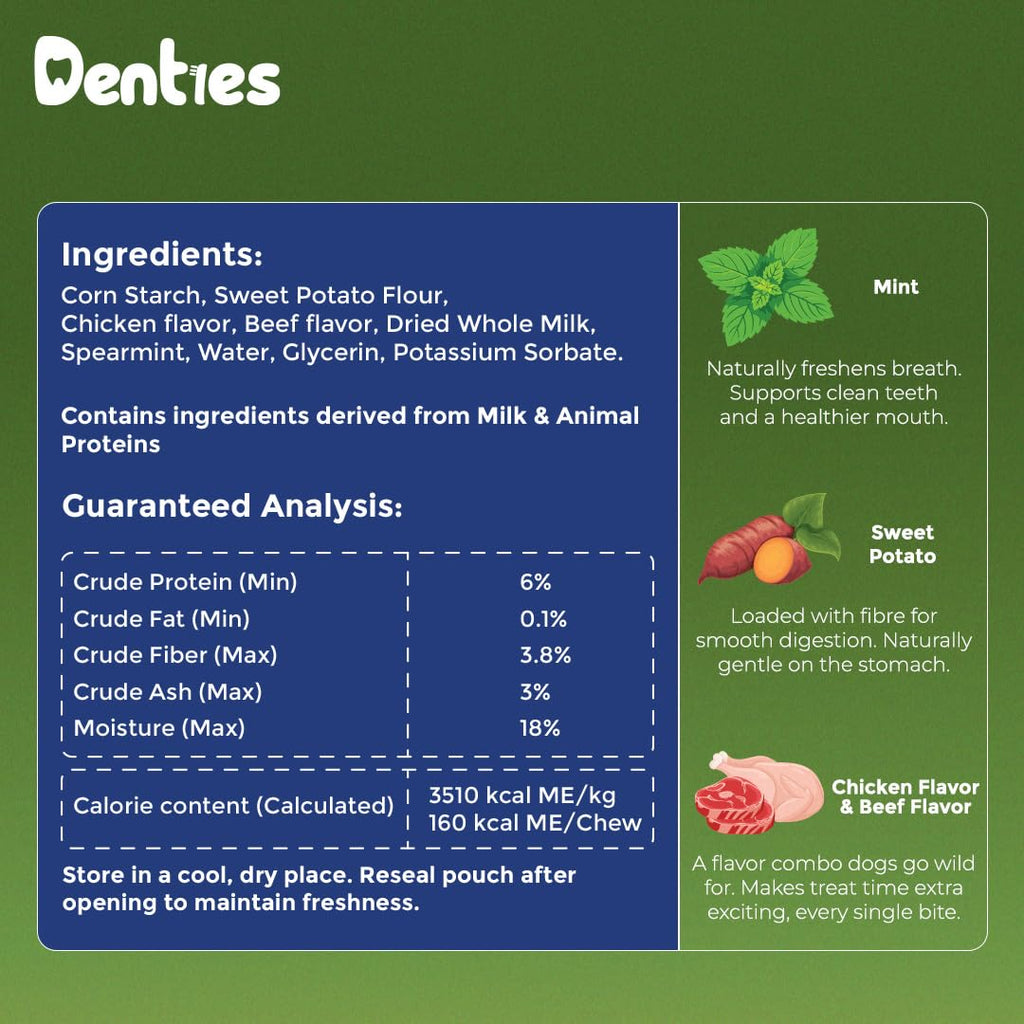 Dental Chews for Dogs 16oz 10 Count V624323