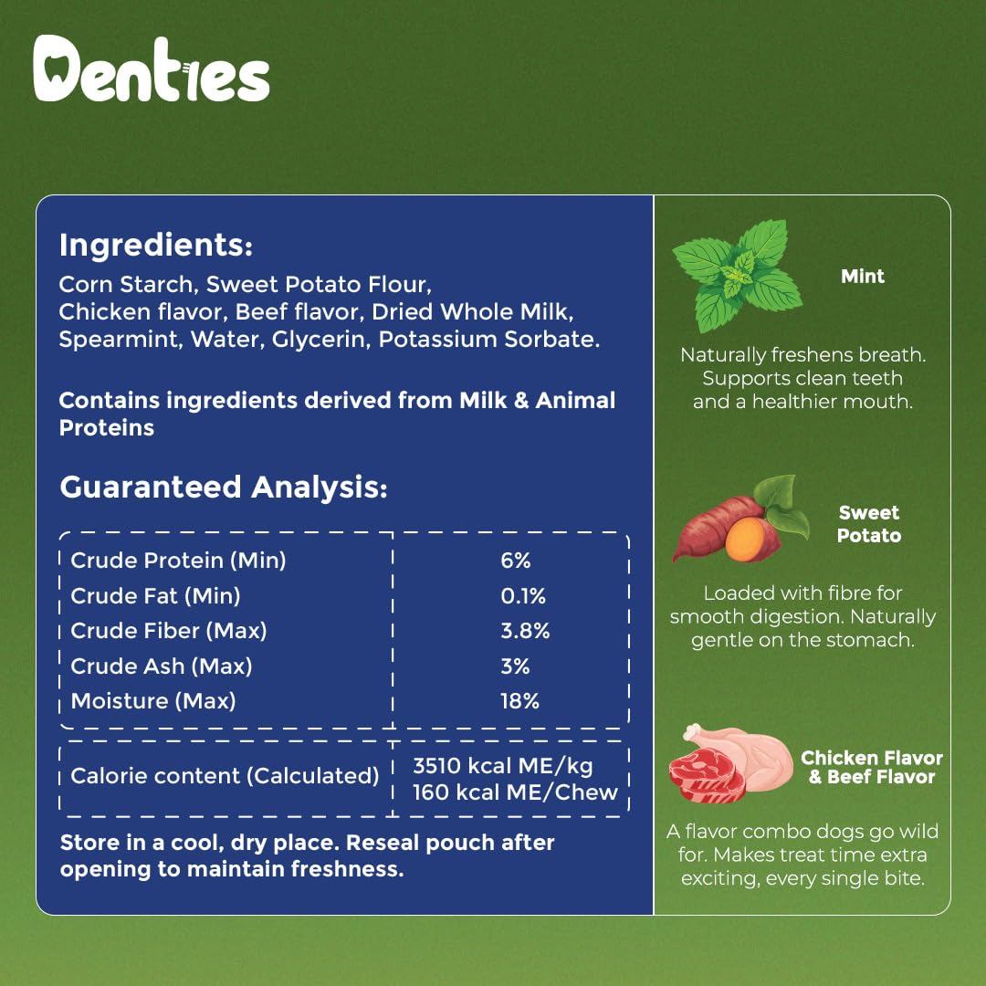 Dental Chews for Dogs 16oz 10 Count V624323