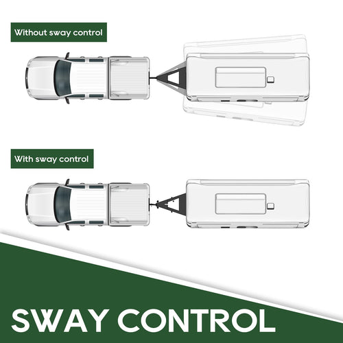1000lb Weight Distribution Hitch Kit with Sway Control H374526