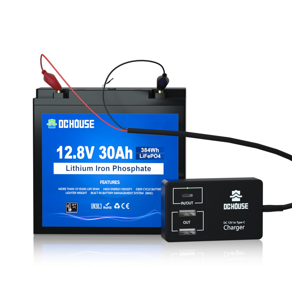 12V 30Ah Lithium Battery with USB Charger Y370627