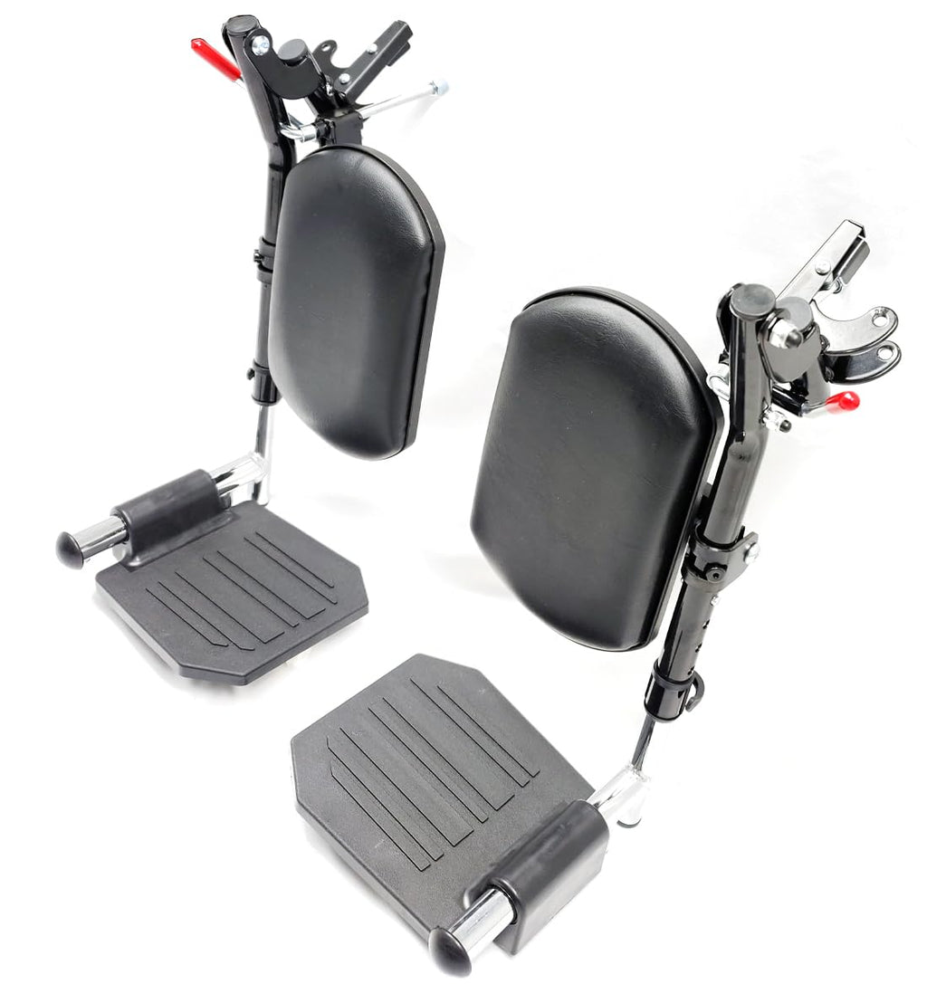 Wheelchair Elevating Legrests with Padded Calf Pads and Composite Footplates N526170
