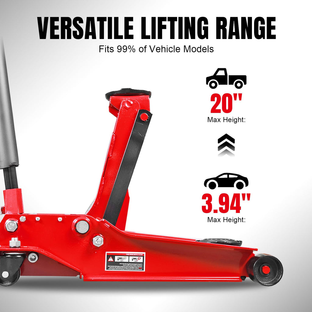4 Ton Hydraulic Low Profile Floor Jack H803