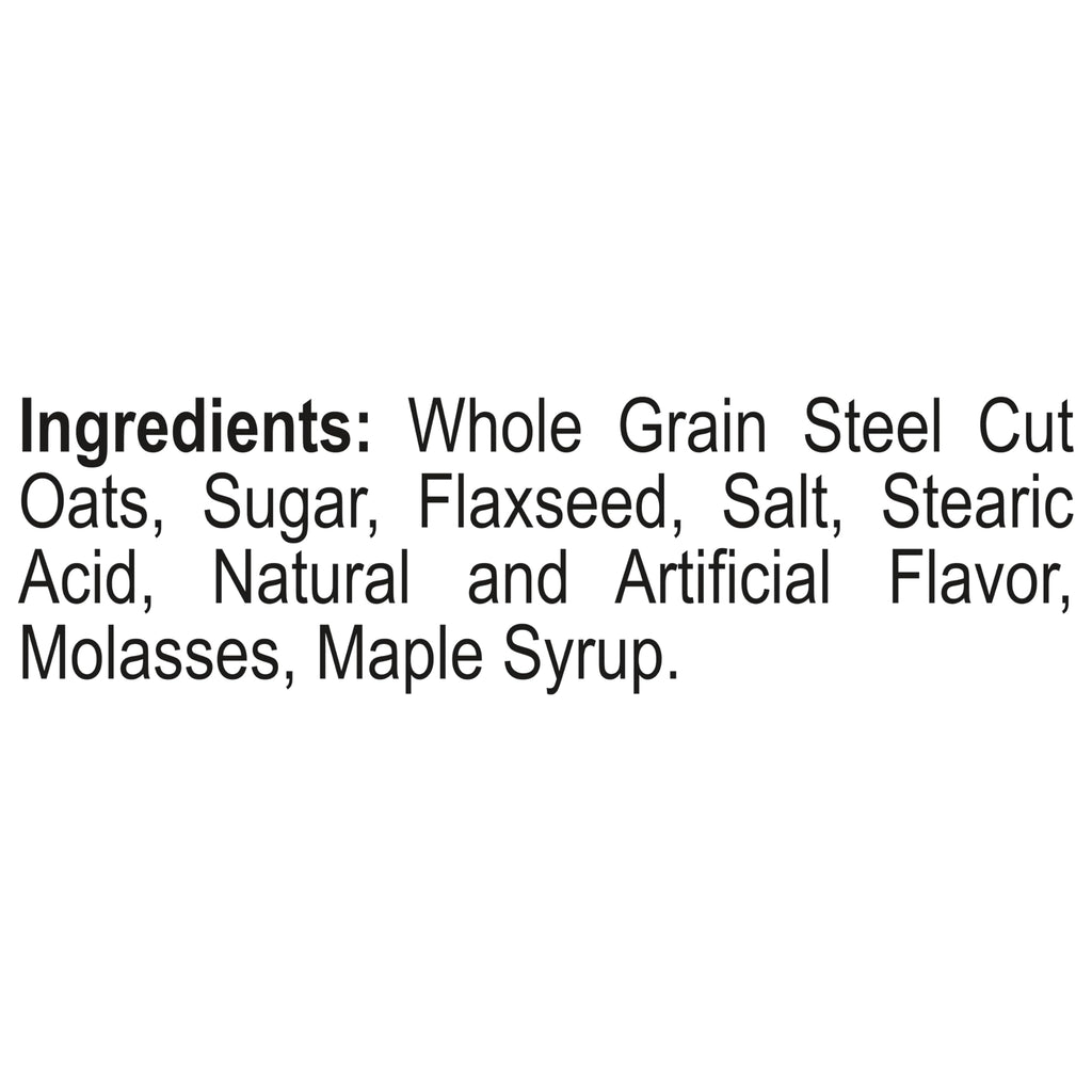Steel Cut Maple & Brown Sugar Oatmeal 15.1 oz 6 Pack E88055