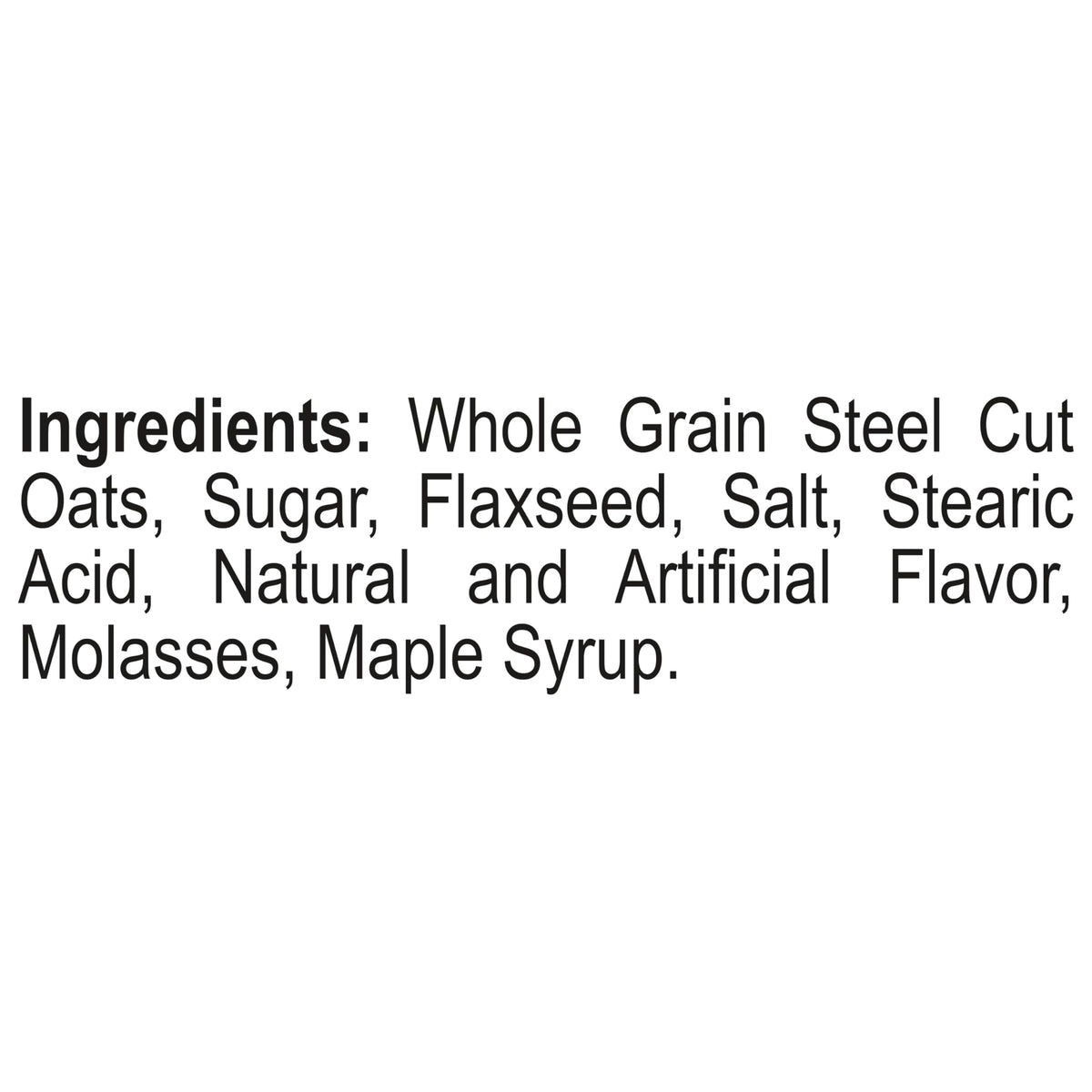 Steel Cut Maple & Brown Sugar Oatmeal 15.1 oz 6 Pack E88055