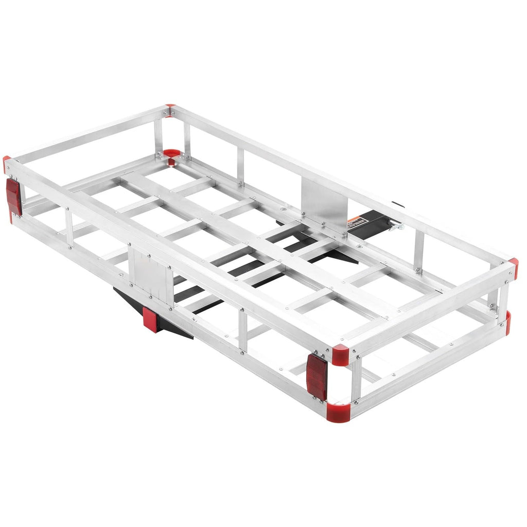 49.4x22.4x7.1 in 500lb Aluminum Hitch Mount Cargo Carrier Z937001