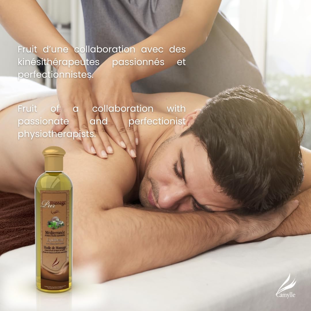 Massage Oil Set of 4 with Cotton Bag G3785
