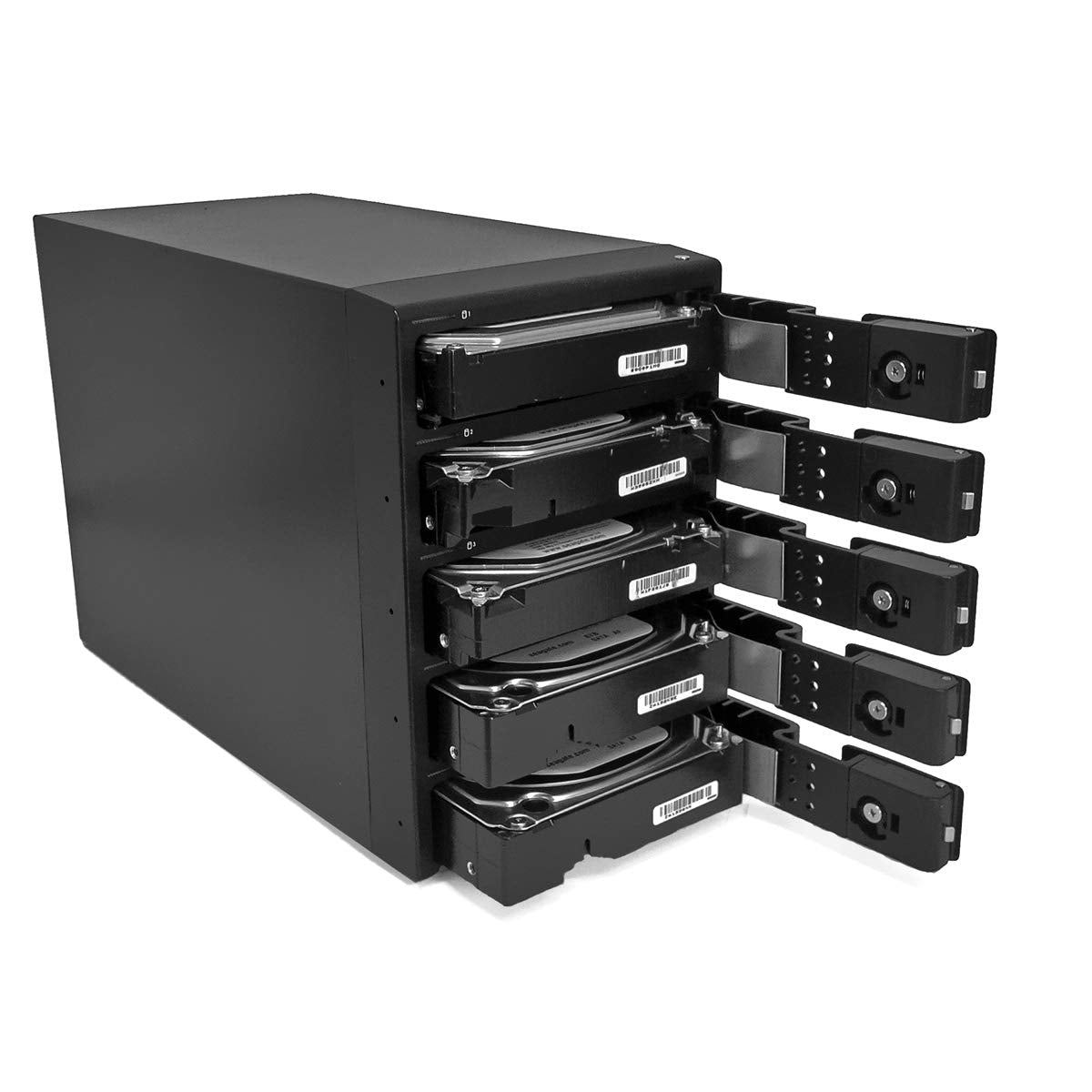 Black 5-Bay Raid Hard Drive Enclosure R9549