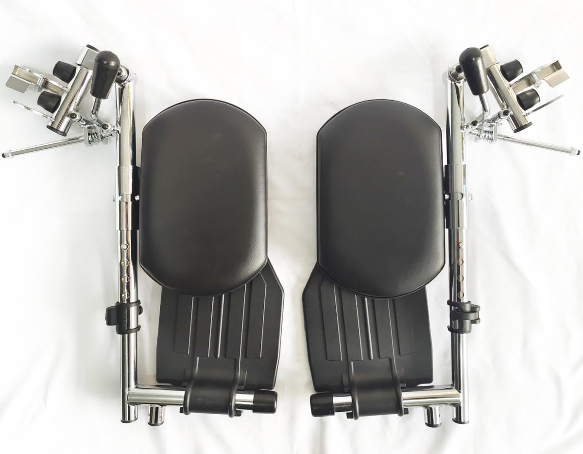 Heavy Duty Wheelchair with Elevating Legs and Aluminum Footplates I8657
