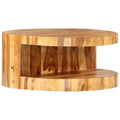 Round Coffee Table with Built-in Storage V7025