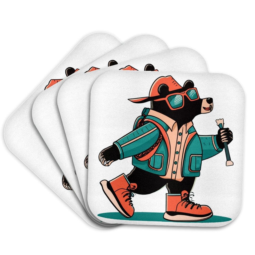 Set of 4 Cork Coasters K589