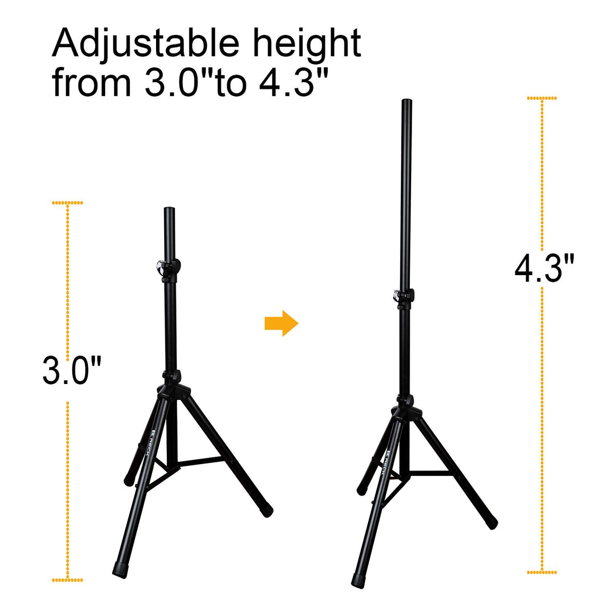 Portable 12-Inch 1000 Watts 2-Way Powered PA Speaker System Set Y236060
