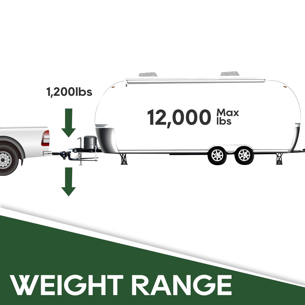1000lb Weight Distribution Hitch Kit with Sway Control H374526