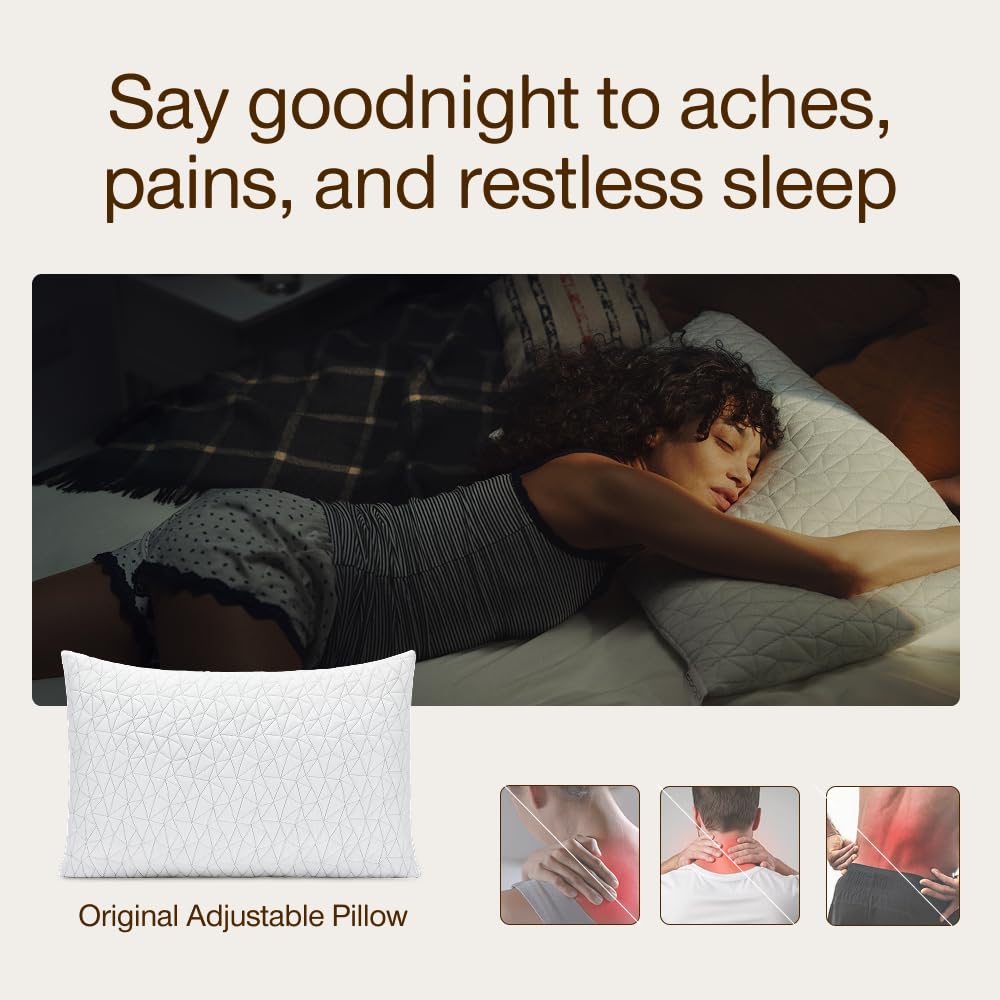 Queen Size Adjustable Memory Foam Pillow N453581
