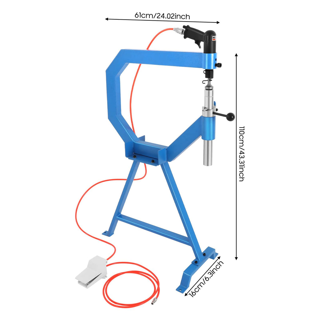 Pneumatic Planishing Hammer with Pedal and Stand Z87629