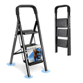 Folding Step Stool with Handrail G6789