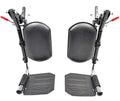 Wheelchair Elevating Legrests with Padded Calf Pads and Composite Footplates N526170