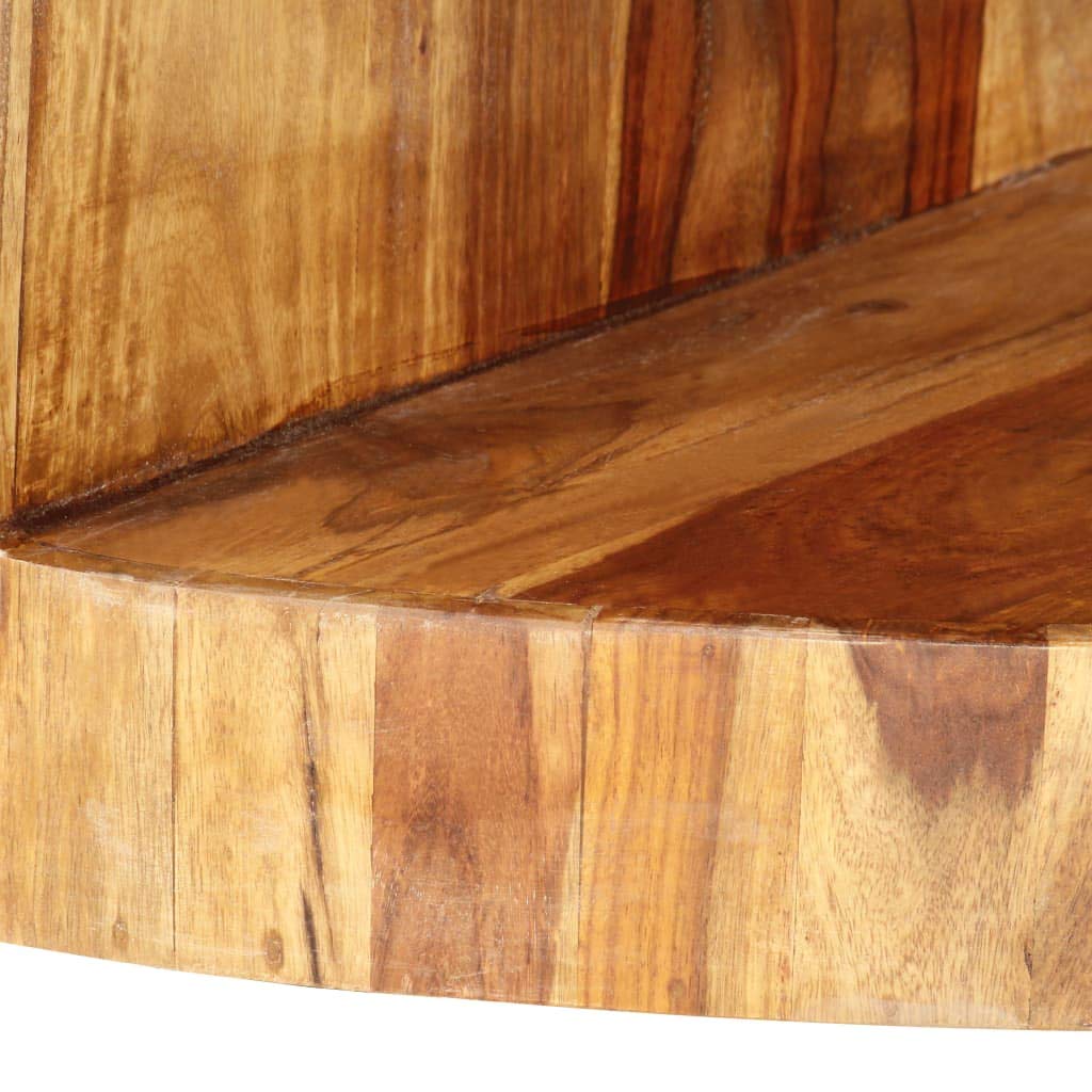 Round Coffee Table with Built-in Storage V7025
