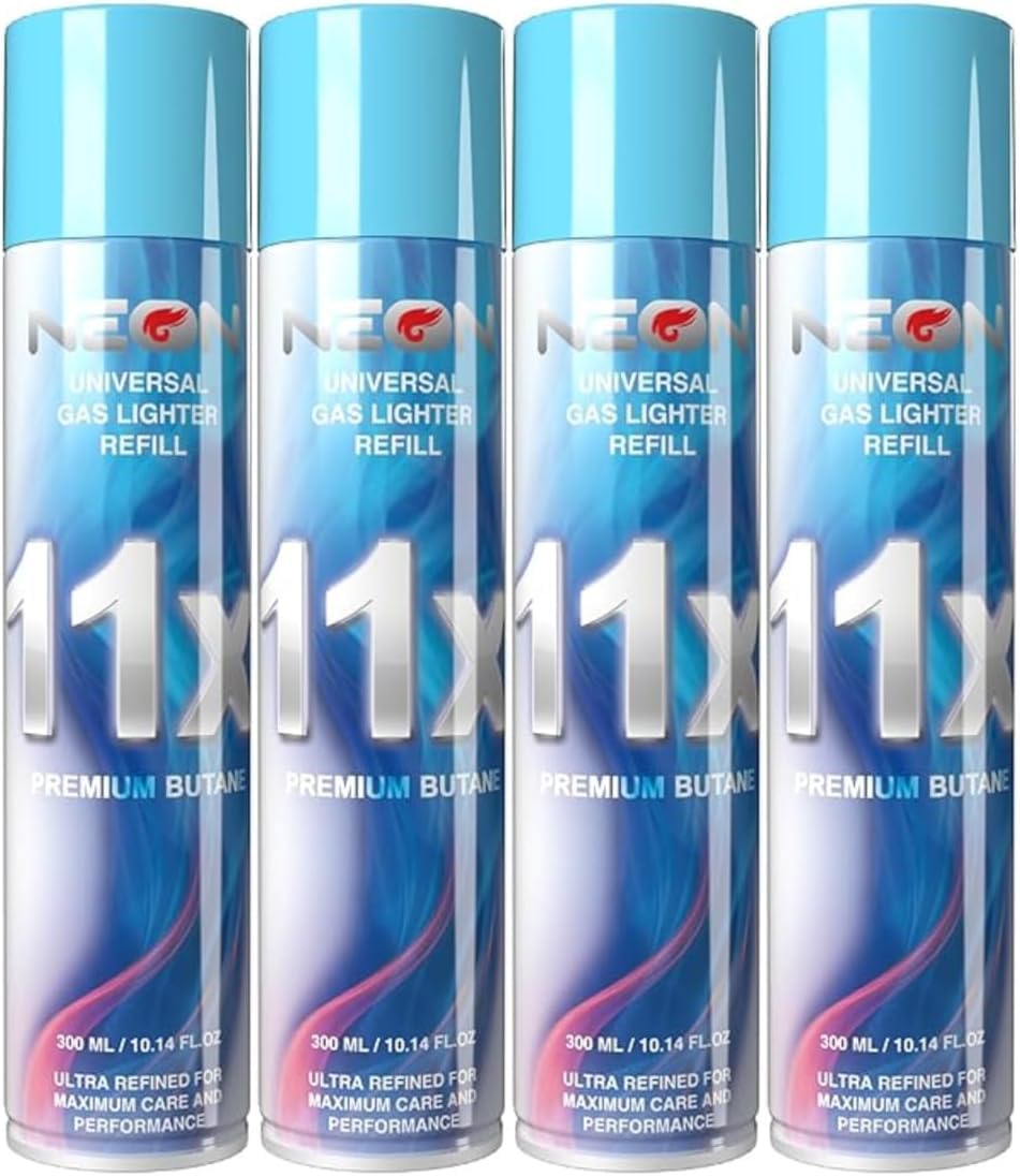 11X Ultra-Refined Butane Fuel 300ml with Metal Nozzle S587397