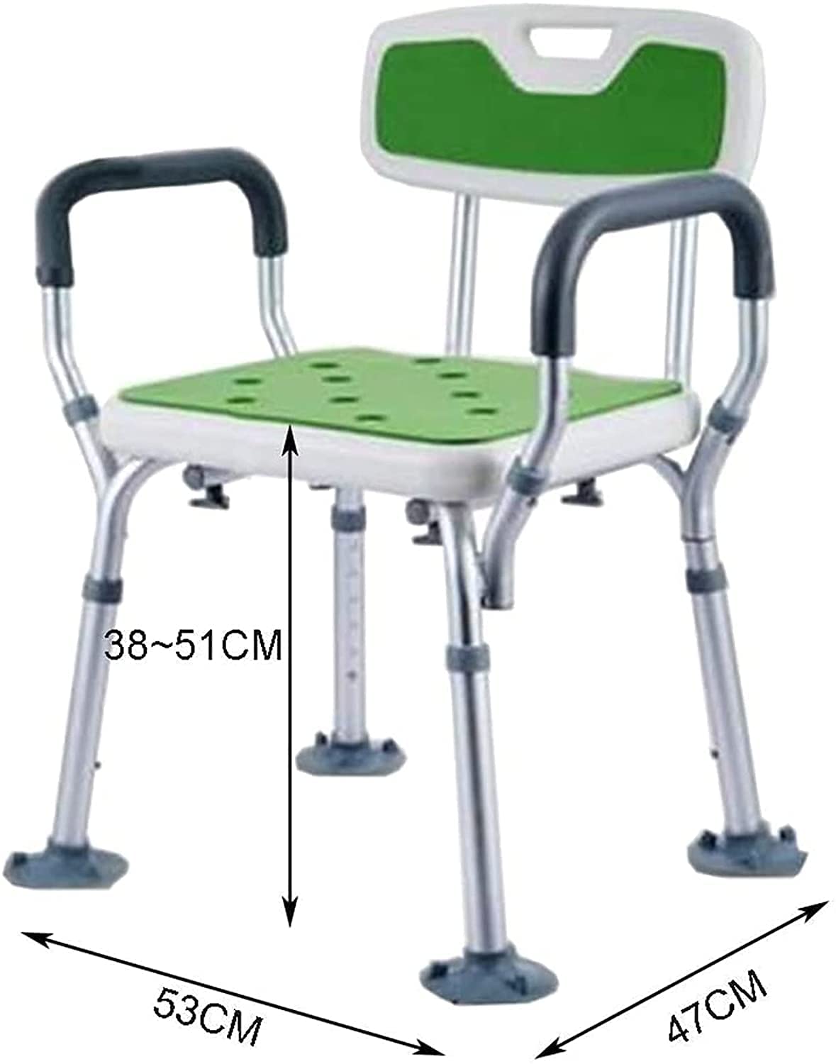 Adjustable Transfer Bench with Arms and Back S48958