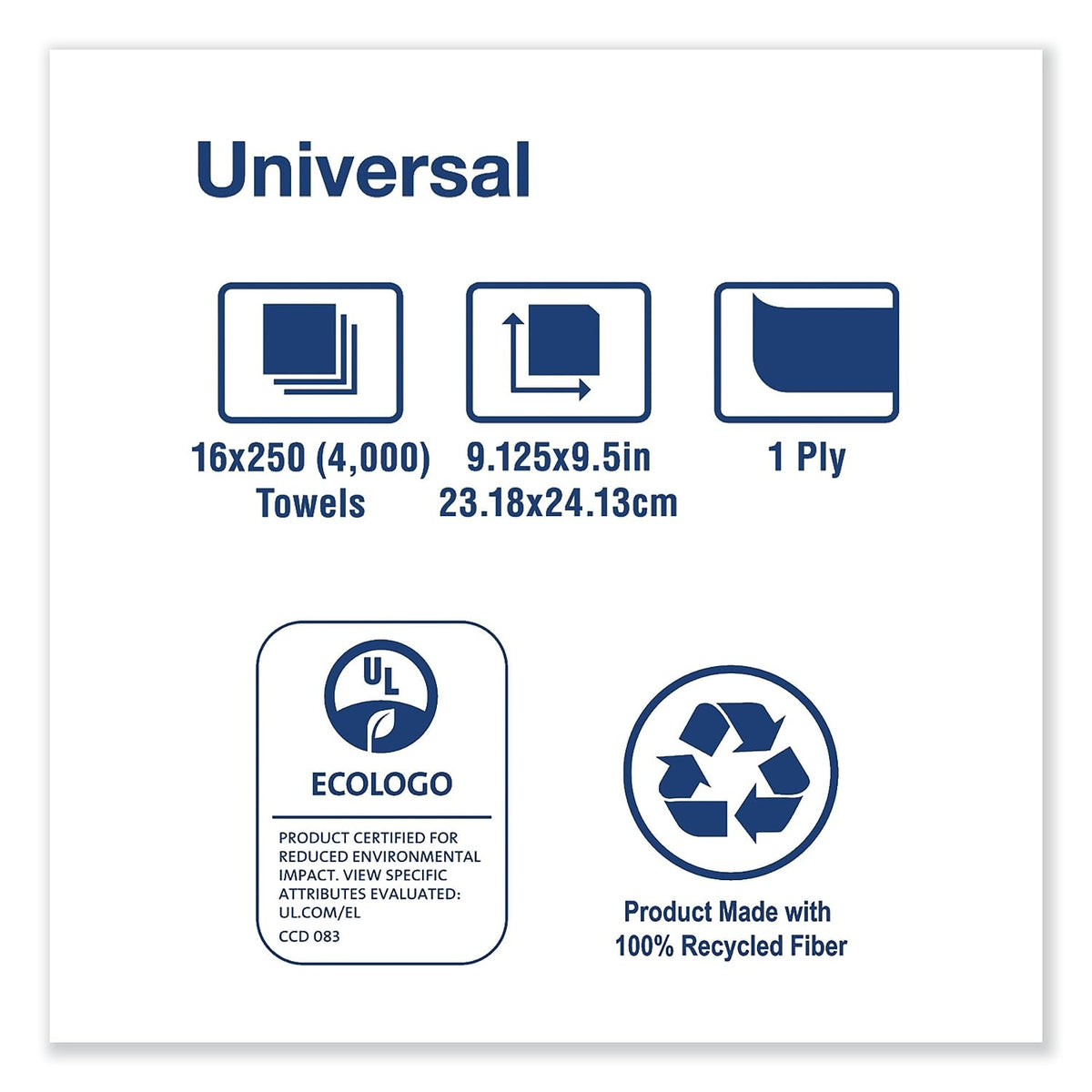 Multifold Hand Towel Natural 16 x 250 Sheets P646482