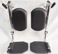 Heavy Duty Wheelchair with Elevating Legs and Aluminum Footplates I8657