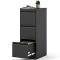 3 Drawer Metal File Cabinet with Lock J71488