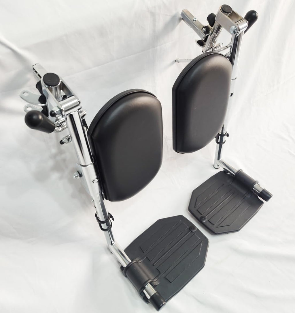 Heavy Duty Wheelchair with Elevating Legs and Aluminum Footplates I8657