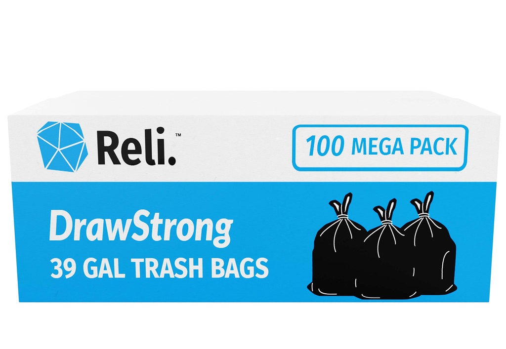 39 Gallon Drawstring Trash Bags X6321